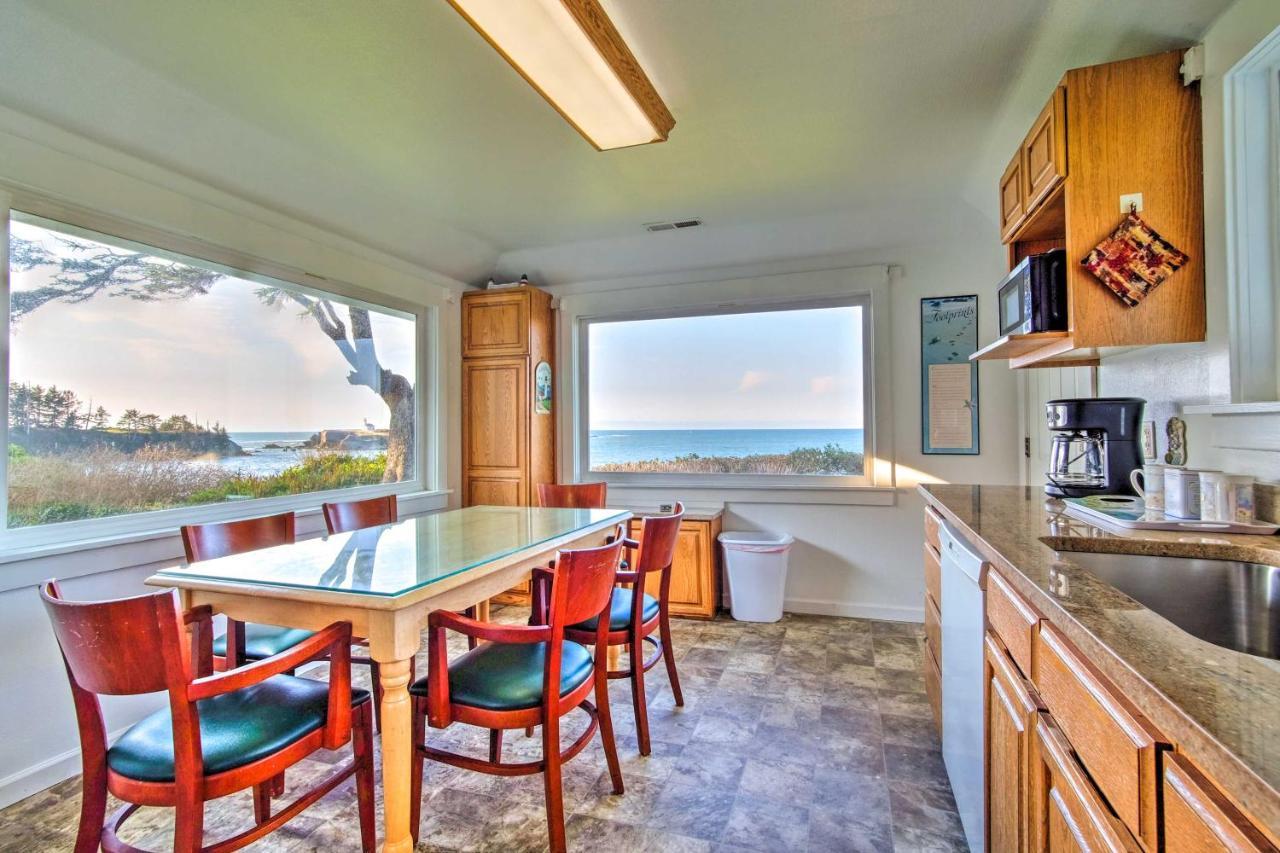 Cliffside Lighthouse Beach Home With Ocean View Coos Bay Exterior photo